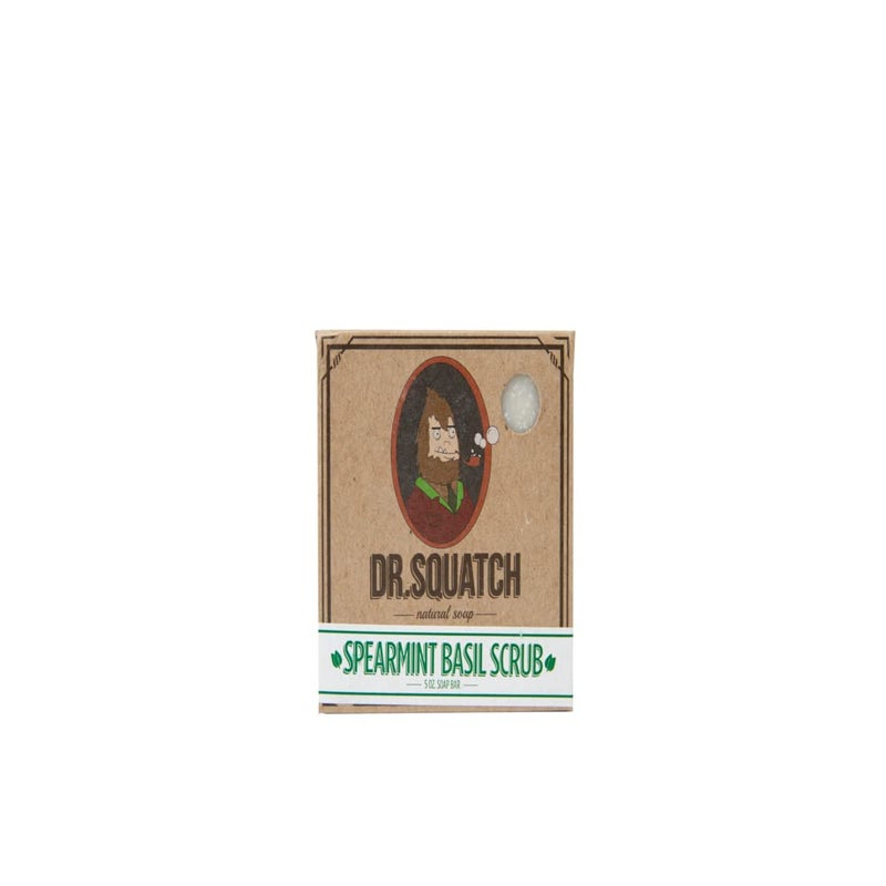 Dr. Squatch All Natural Bar Soap for Men with Zero Grit, Spearmint Basil